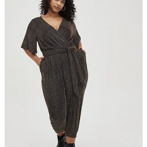 NWT TORRID 2X Glitter Jumpsuit